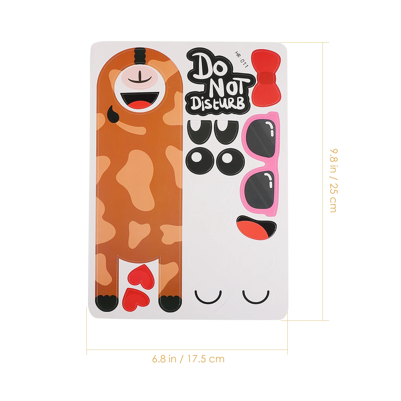 

2pcs Diy Doorknob Signs Kids Hand-Made Door Hanging Decor Cartoon Knob Pendants Animal-Shaped Door Tags Children Creative Family