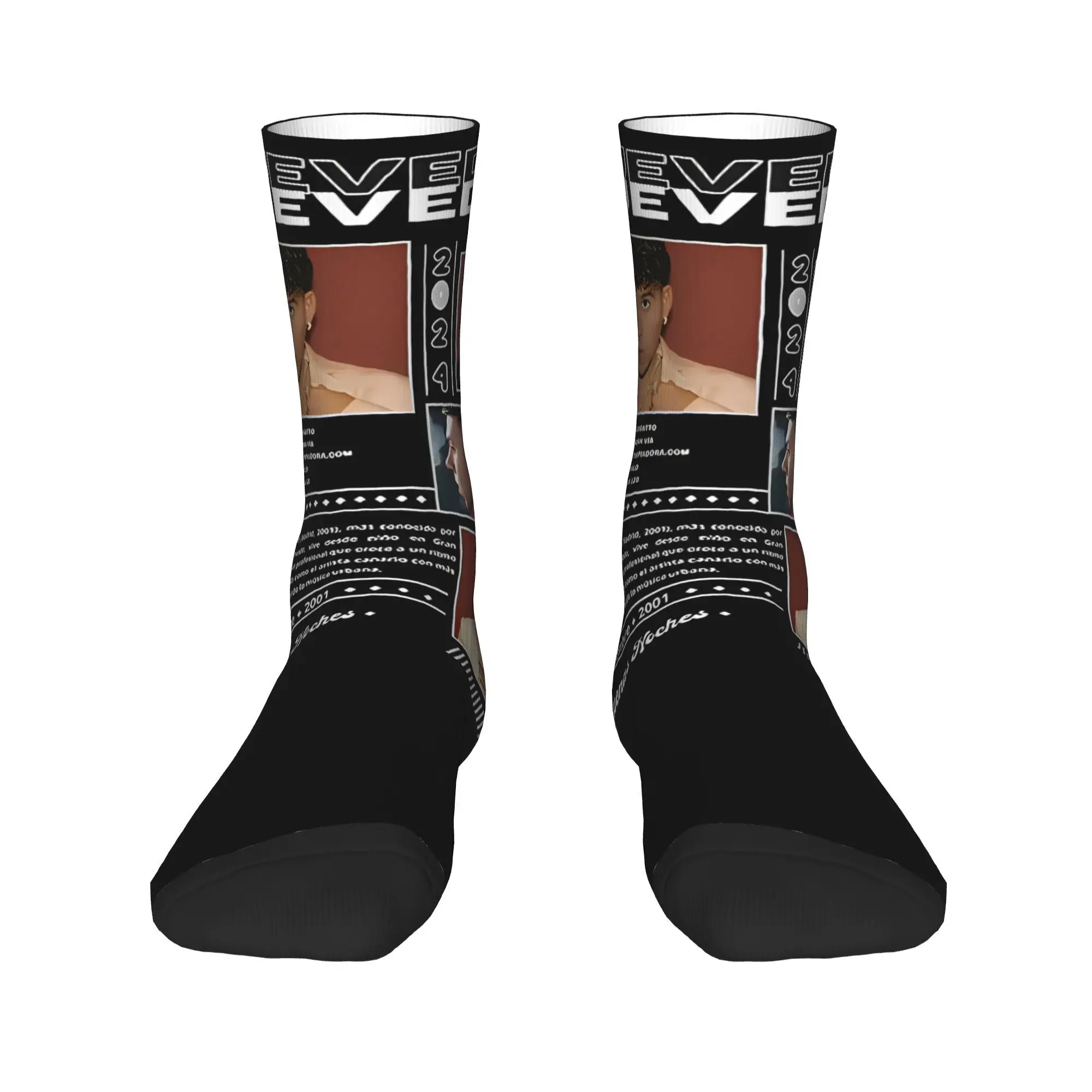 QUEVEDO Tour 2025 الجوارب جوارب مخصصة مكافحة العرق الرجال الجوارب تنفس الشتاء القوطية جوارب رياضية في الهواء الطلق