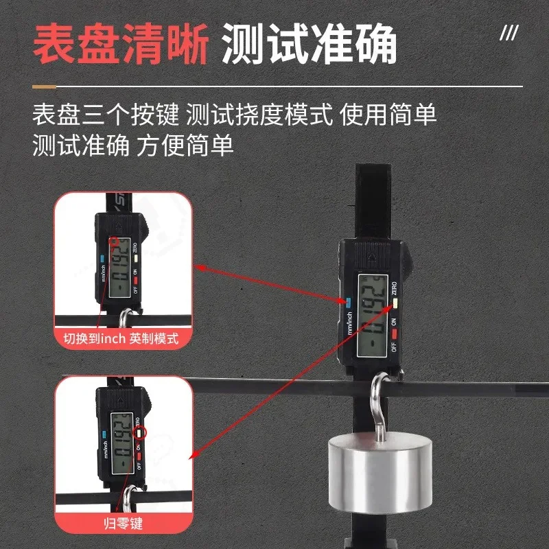 Arrow Deflection Tester Bow Archery Accuracy Debugging Shooting DIY Bow Adjustment Tool Arrow Tail Angle Adapter