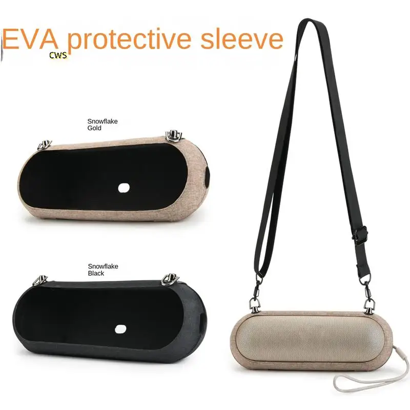 For Beats Pill 2024 Speaker EVA Zipper Storage Hard Case Audio Shoulder Strap Messenger Bag