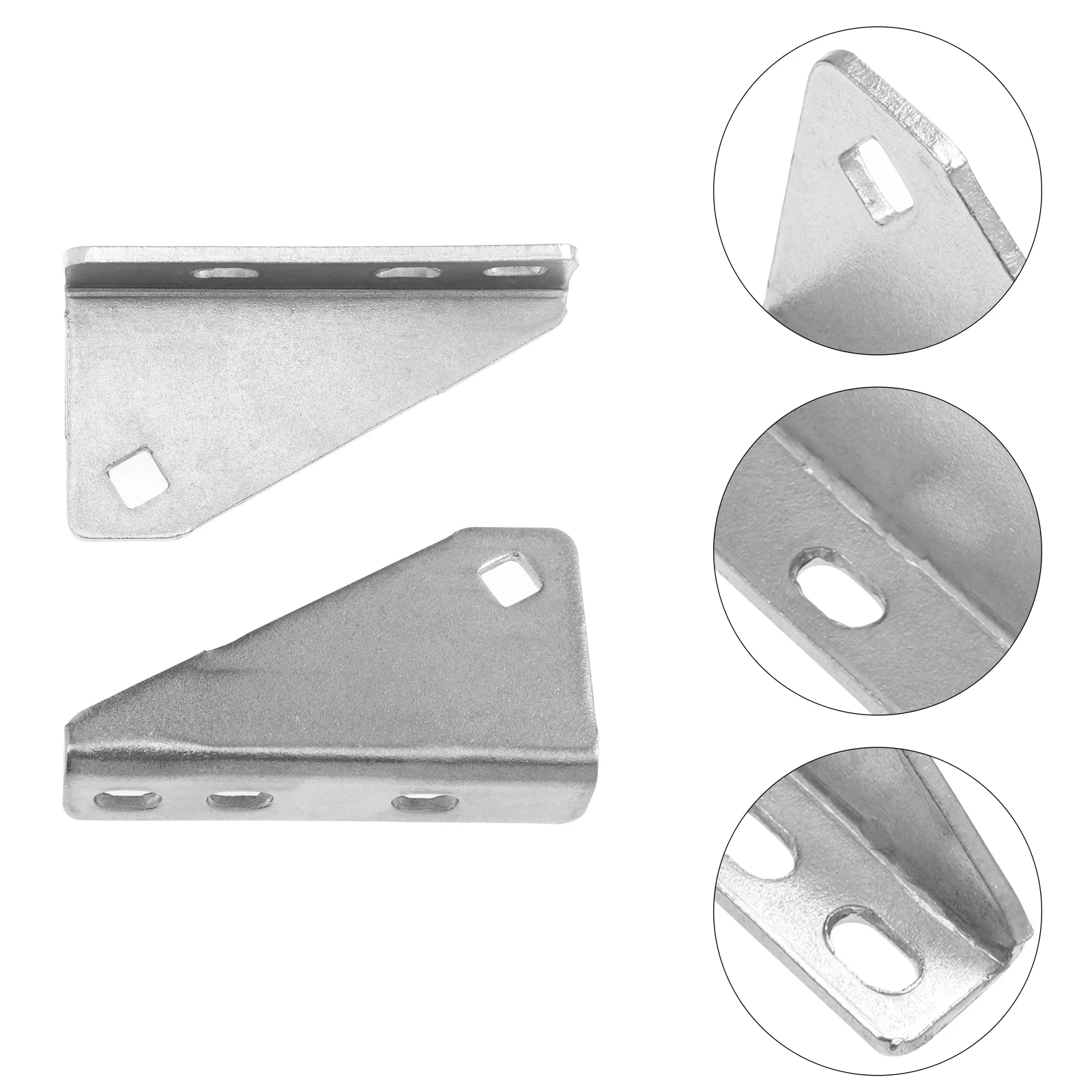 

2 Pcs Freezer Door Shaft Accessories Refrigerator Hinge Metal Hinges Stainless Steel