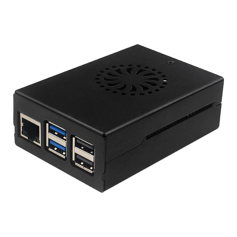 Raspberry Pi 5 metalen behuizing aluminium behuizing compatibele koelventilatorbox voor actieve koeler voor RPI 5 Pi5
