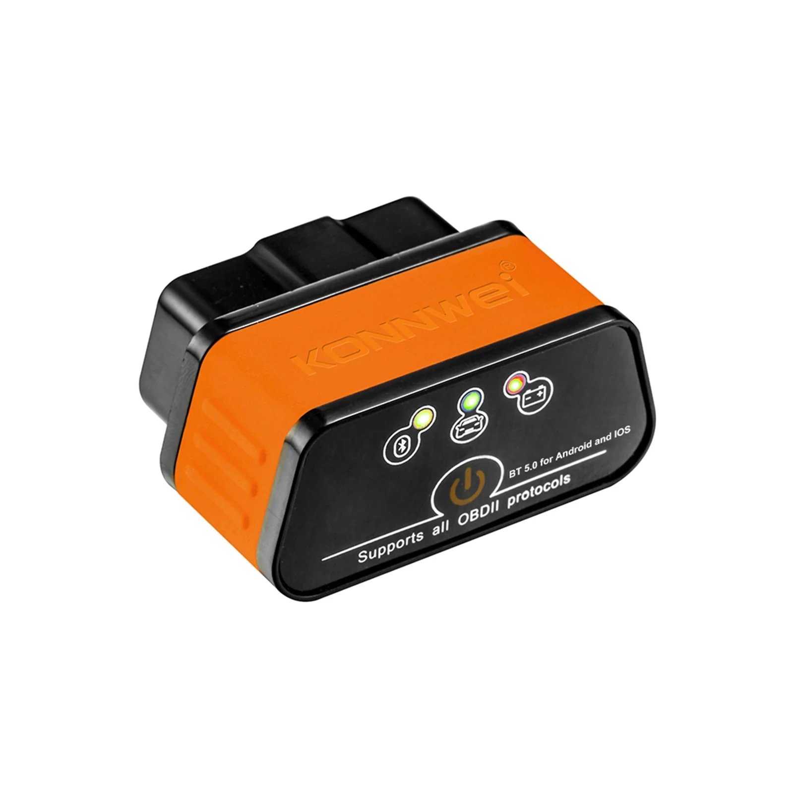 KONNWEI-herramienta de diagnóstico de coche KW903 ELM327 OBD 2, escáner Bluetooth 5,0, lector de código de coche, Detector de fallos automático para