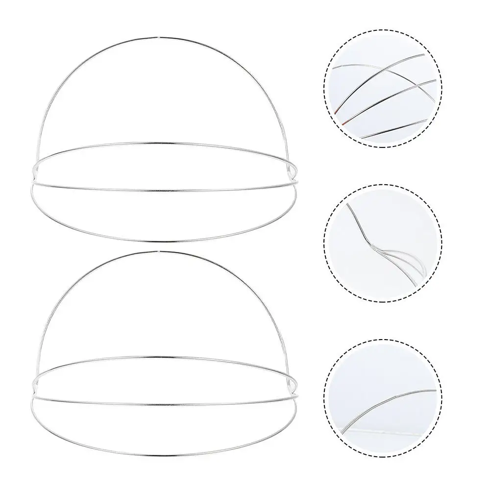 

4Pcs Lightweight Metal Crown Headband Base for Hanfu Enthusiasts DIY Headdress Crafting Tiara Base for Women Crown Making Frame