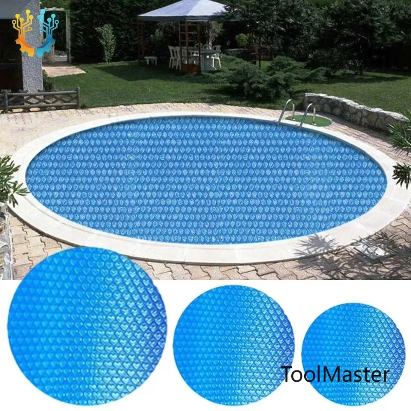 

【2026】Pool Solar Cover Round Aboves Ground Swimming Pool Cover Waterproof Inground Swim Pool Cover Pool Protective Thermal Blank