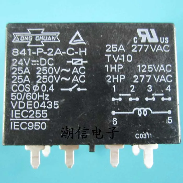 

Free shipping 841-P-2A-C-H-24VDC 10PCS