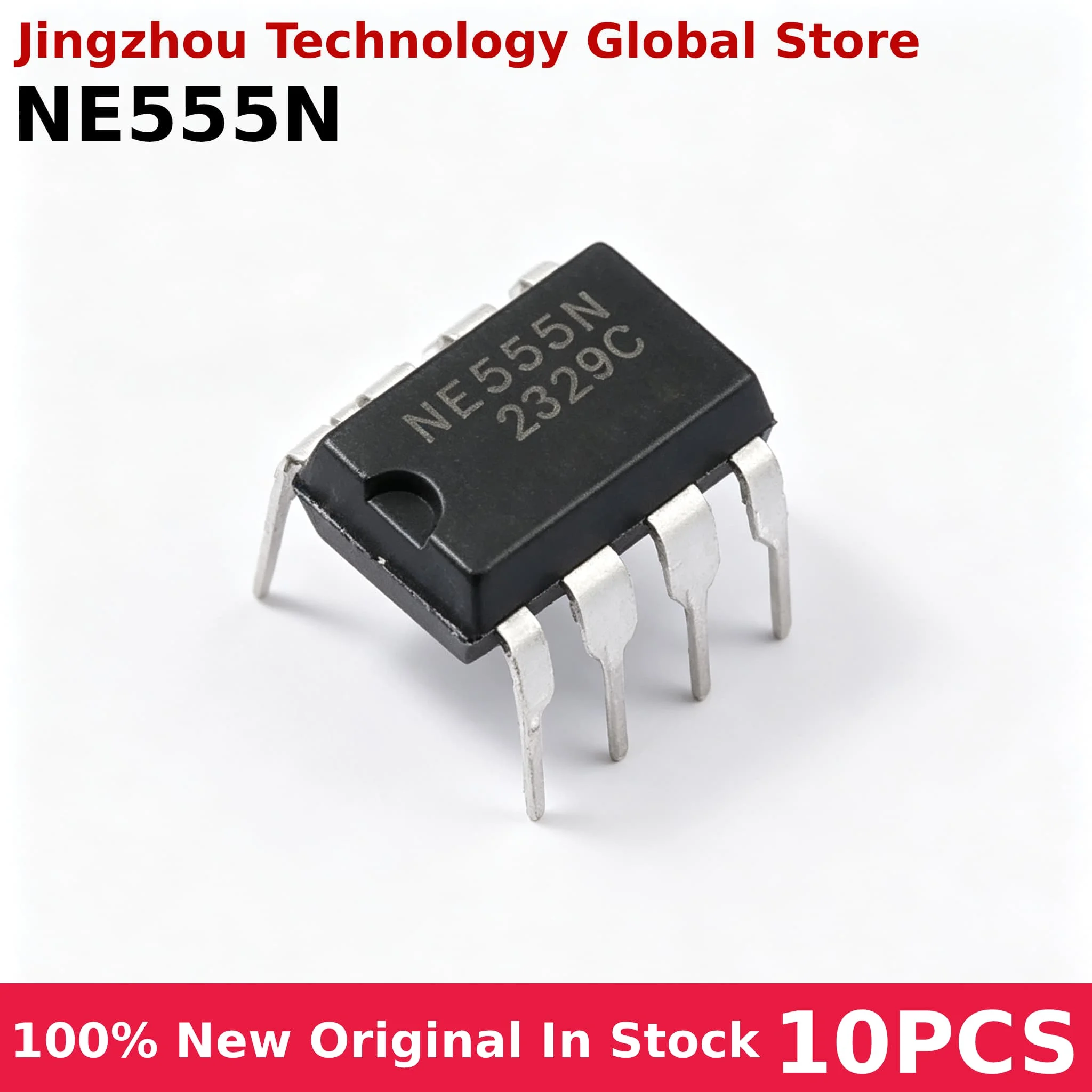 10PCS NE555 NE555P NE555N ne555 DIP-8 Timing Chip ne555 100% New Wholesale