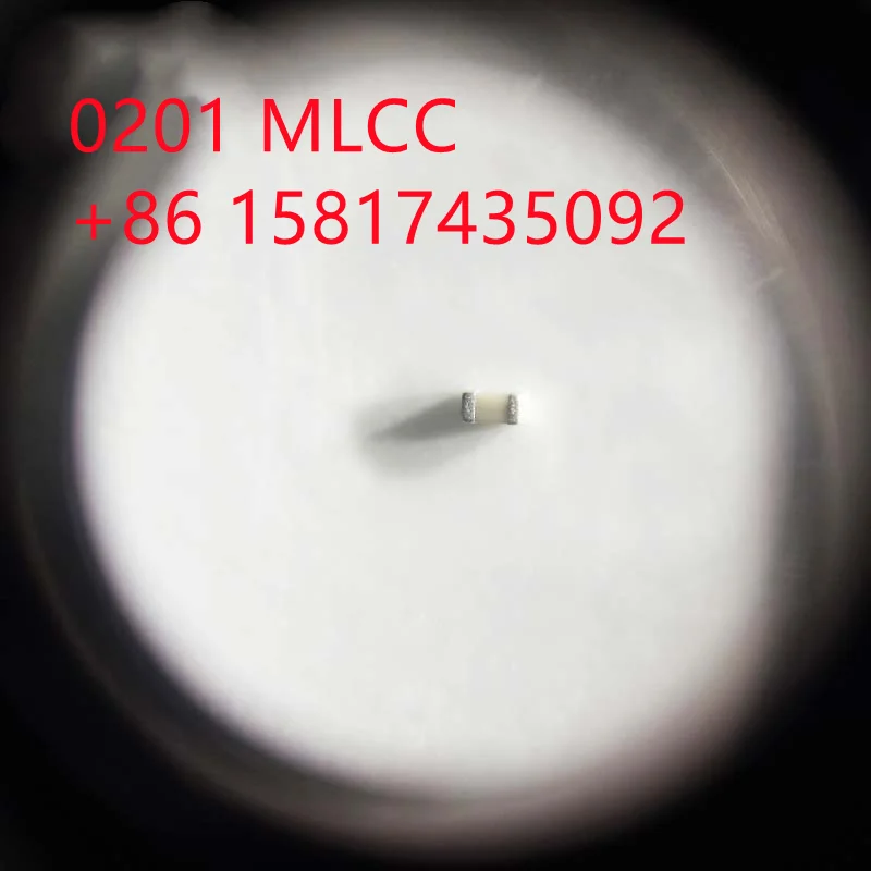 Chip Capacitor 0201 NPO 0.2pF 50V ±0.1pF ±0.05pF Thickness 0.3mm   0201 NPO 0.2pF 50V ±0.05pF ±0.25pF SMD MLCC