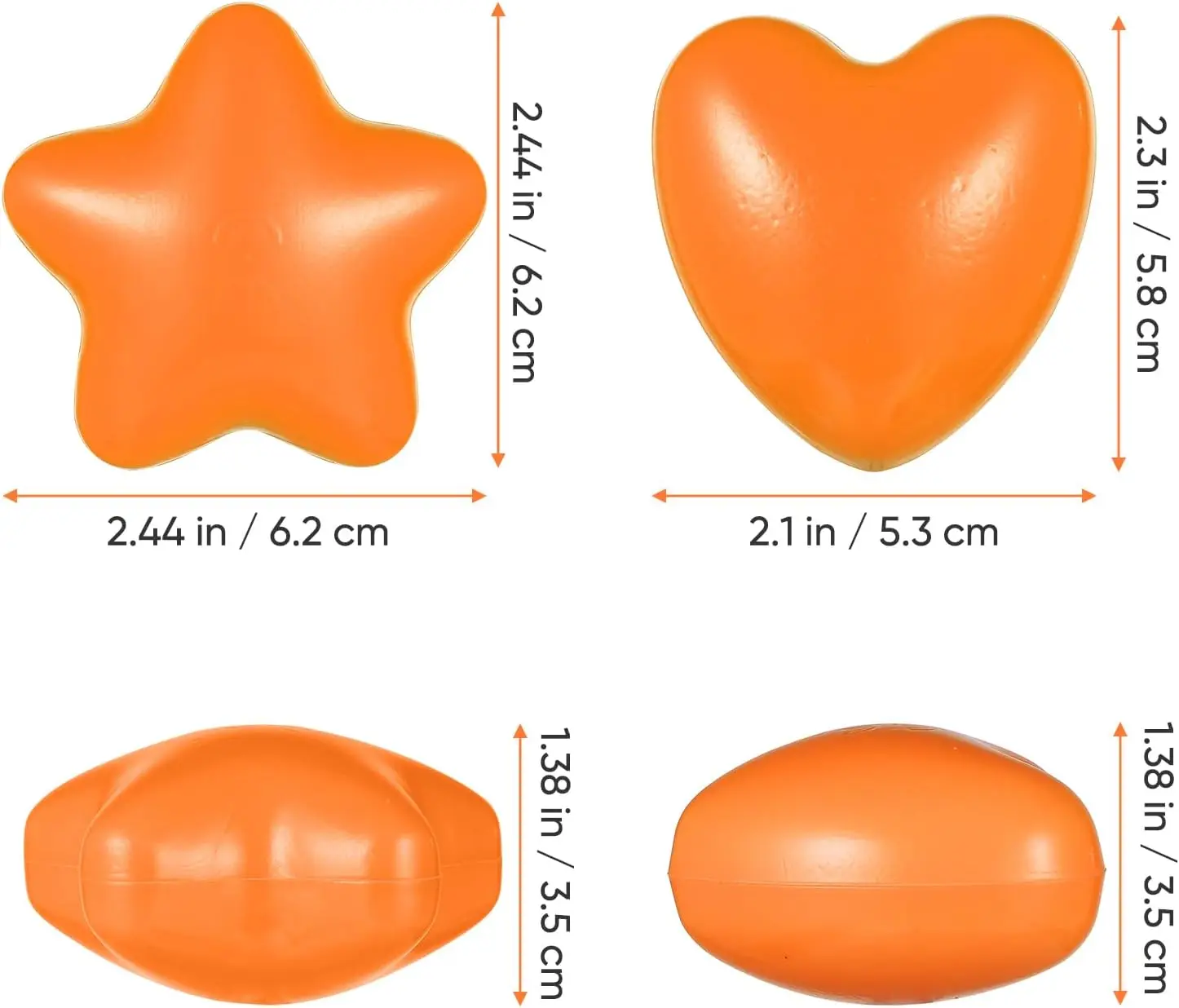 Estrela bola pit bolas para crianças 100 contagem de plástico heartballs piscina brinquedos de água para meninos meninas festival de natal festa de