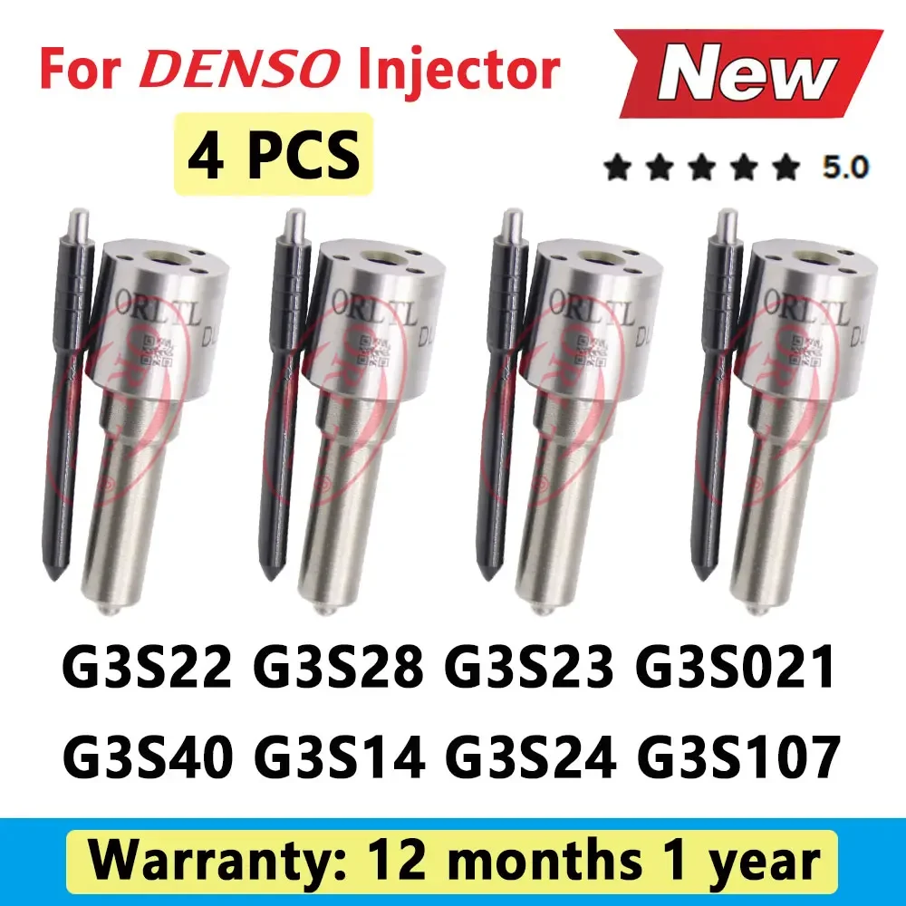 

G3S22 G3S28 G3S23 G3S021 G3S40 G3S14 G3S24 G3S107 Diesel Injector Nozzle for Denso New Sprayer 4 PCS