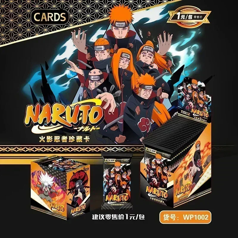 Naruto Card Rare Hot Stamping Collection Thick Card Alloy Inlaid Card Anime Peripherals Collection Card Toy Gifts