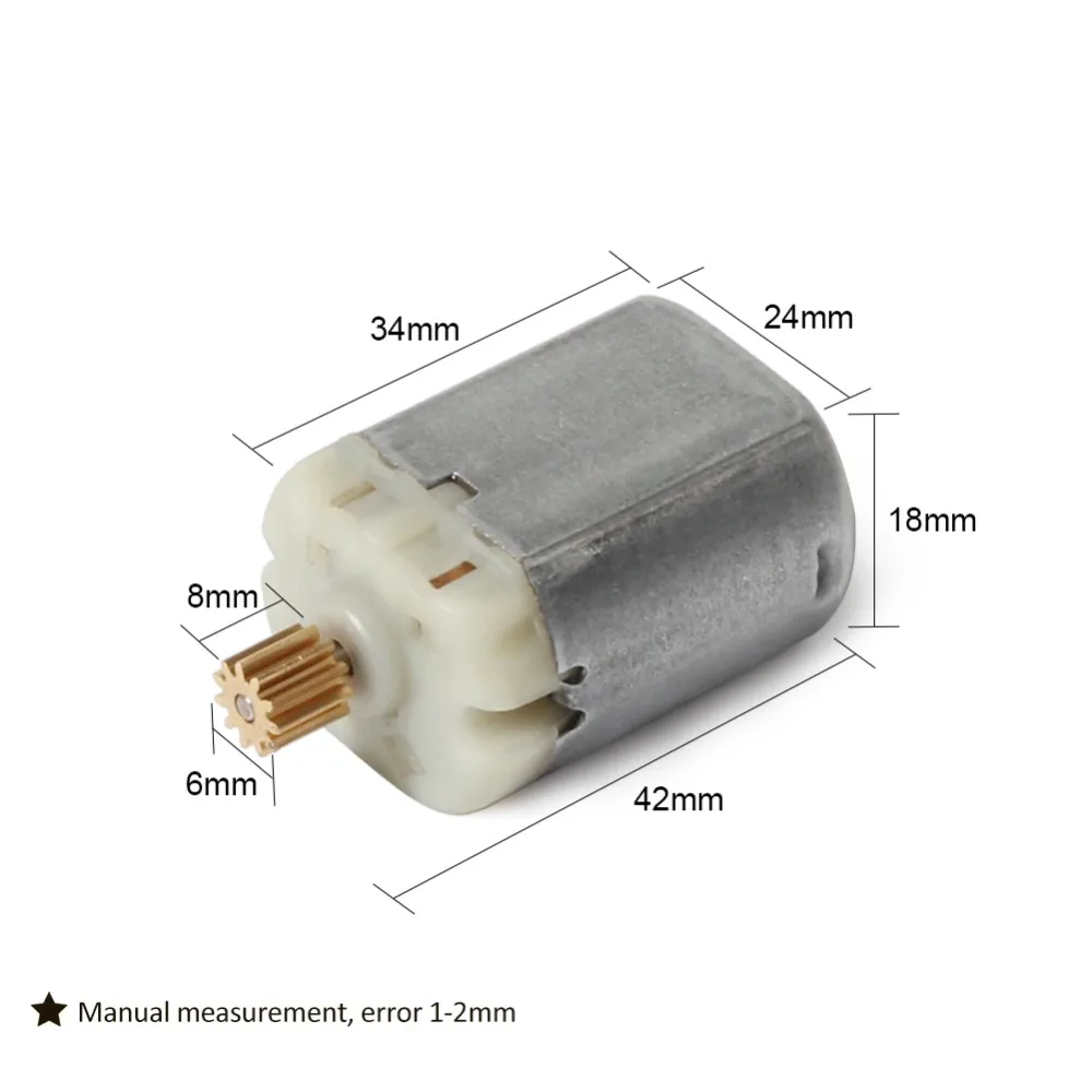 AZGIANT Car Trunk Lock Motor Central Locking Actuator 11Teeth For Ford Audi A4 For Volkswagen Tailgate FC280 DC Motor 12V REPAIR