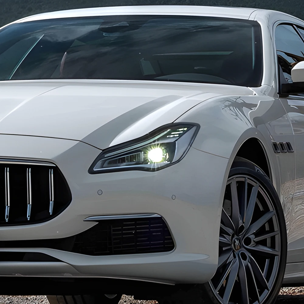 

Для Maserati Quattroporte 2013-2017 обновленная автоматическая фара в сборе, высокая конфигурация, автомобильный светодиодный светильник 2018, стиль, аксессуары для линз проектора