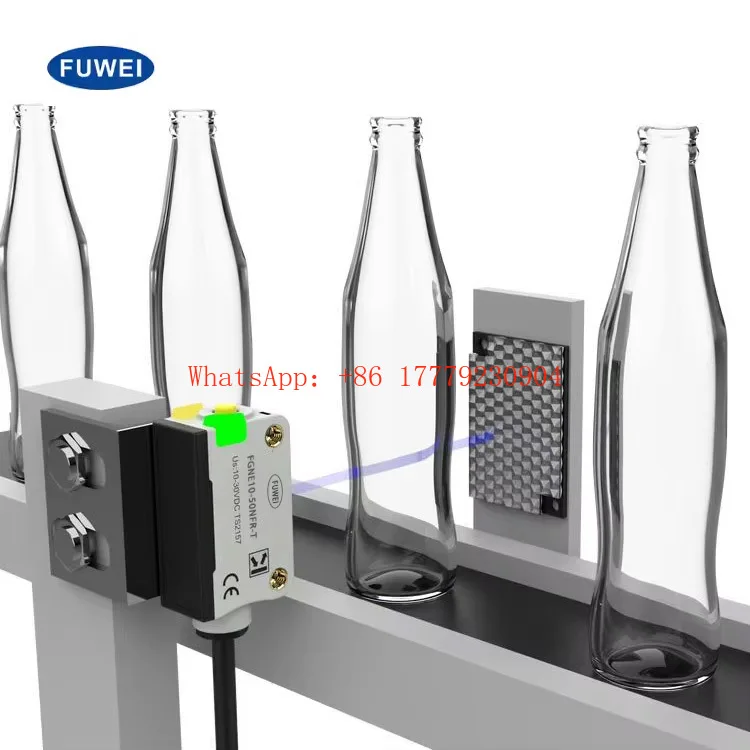 

FGNE10-50NFR-T Mirror Reflective Photoelectric Sensor Transparent Object Detection for Bottle Bag Optical Sensor Product
