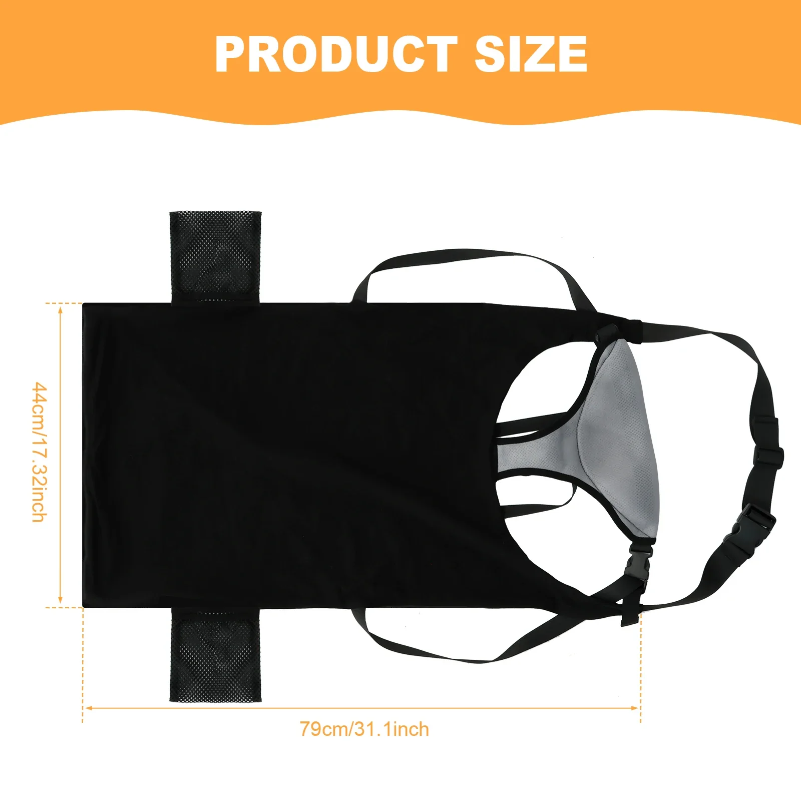 1/2Pcs Kids Airplane Seat Extender Polyester Toddler Airplane Bed with Side Pocket Comfort Breathable Travel Foot Rest Hammock
