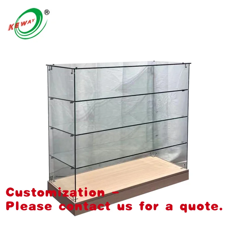 Customize.KEWAY Custom Full Showcase FRAMELESS 48'' FULL VIEW DISPLAY