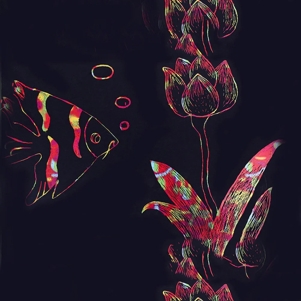 100 قطعة من أعواد الرسم للأطفال خالية من الأزيز بشكل سلس مثالية للمشروعات الفنية المدرسية أدوات التعلم عصي الرسم للخدش #1