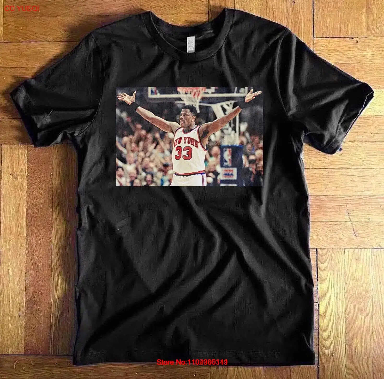 Camiseta unisex Knicks Patrick Ewing (Canvas Bella)