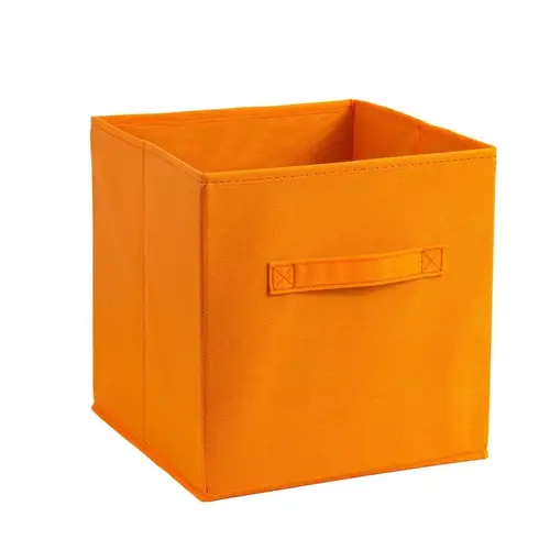Non Woven Storage Box with Handles Foldable Fabric Storage Cube Colorful Organizer for Clothes Toys Books Shelves Closet Nursery - Image 18