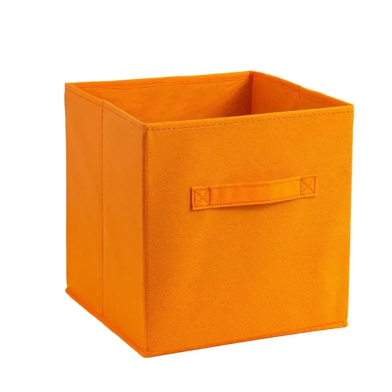 Non Woven Storage Box with Handles Foldable Fabric Storage Cube Colorful Organizer for Clothes Toys Books Shelves Closet Nursery - Image 18