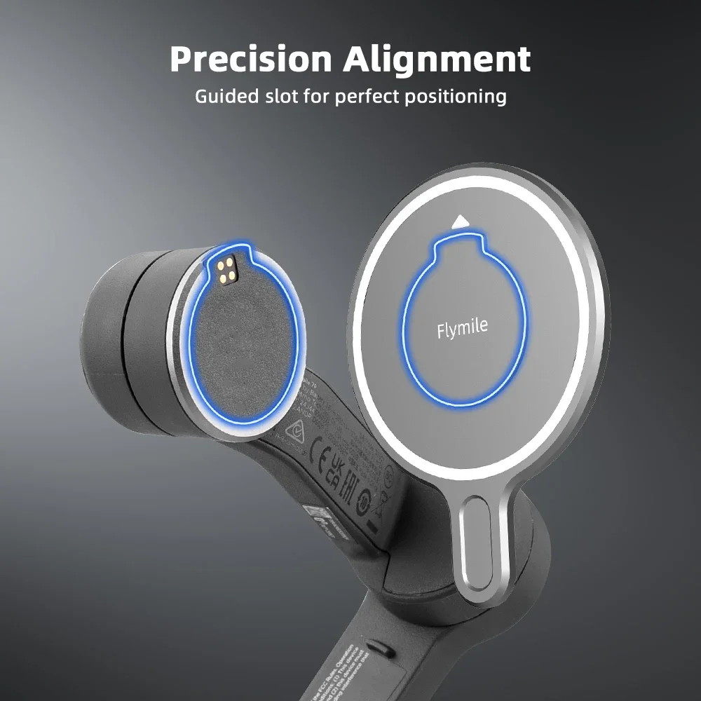 Flymile Magsafe محول ل DJI OM 7P/Osmo موبايل 6 مثبت Gimbal المغناطيسي جبل حامل هاتف لوحة معدنية حلقة الملحقات
