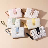Cat Wallets Fashion Cute Cartoons Luxury Women'S Small Wallet Leather Short Card Hold Package Female Wallet Coin Purse For Women