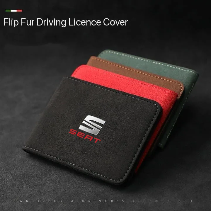 

Car Driver License Bag Wallet Credit Card Bag Key Bag for Seat Leon ST 5F FR Cupra Ateca Ibiza 6P Arona Tarraco Alhambra Car
