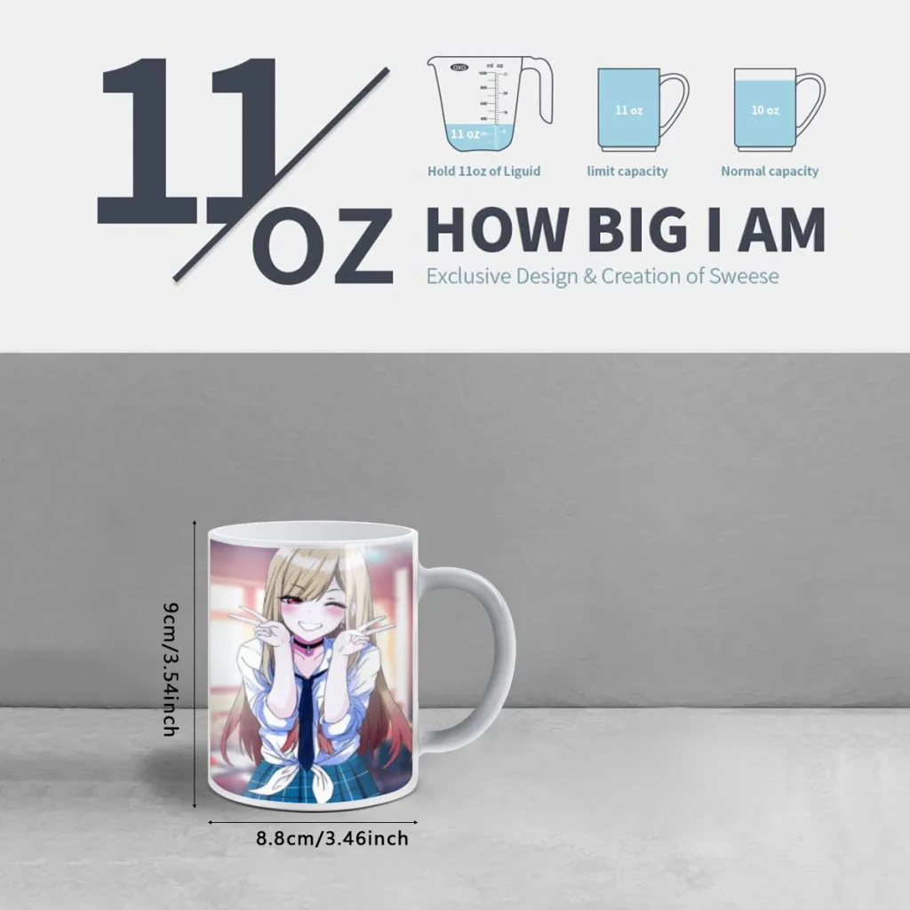 Japan Anime Marin Kitagawa Classic Free shipping Magic Color Changing Ceramic Coffee Mug Cup Friends Gift