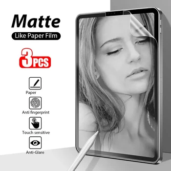 3 pezzi come la protezione dello schermo di carta per Apple iPad Mini 6 5 Air 4 3 2 1 pellicola morbida opaca per iPad Pro 9.7 10.5 10.2 7th 8th 9th Gen