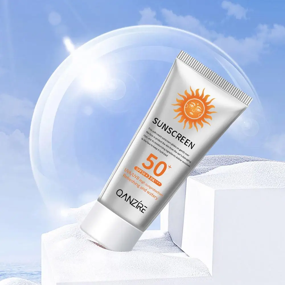 SPF50+ Sunscreen Cream For Both Female Male Skin Whitening Skin UV Protection Face Body Skin Sun Protection Sunscreen for F Q5R6