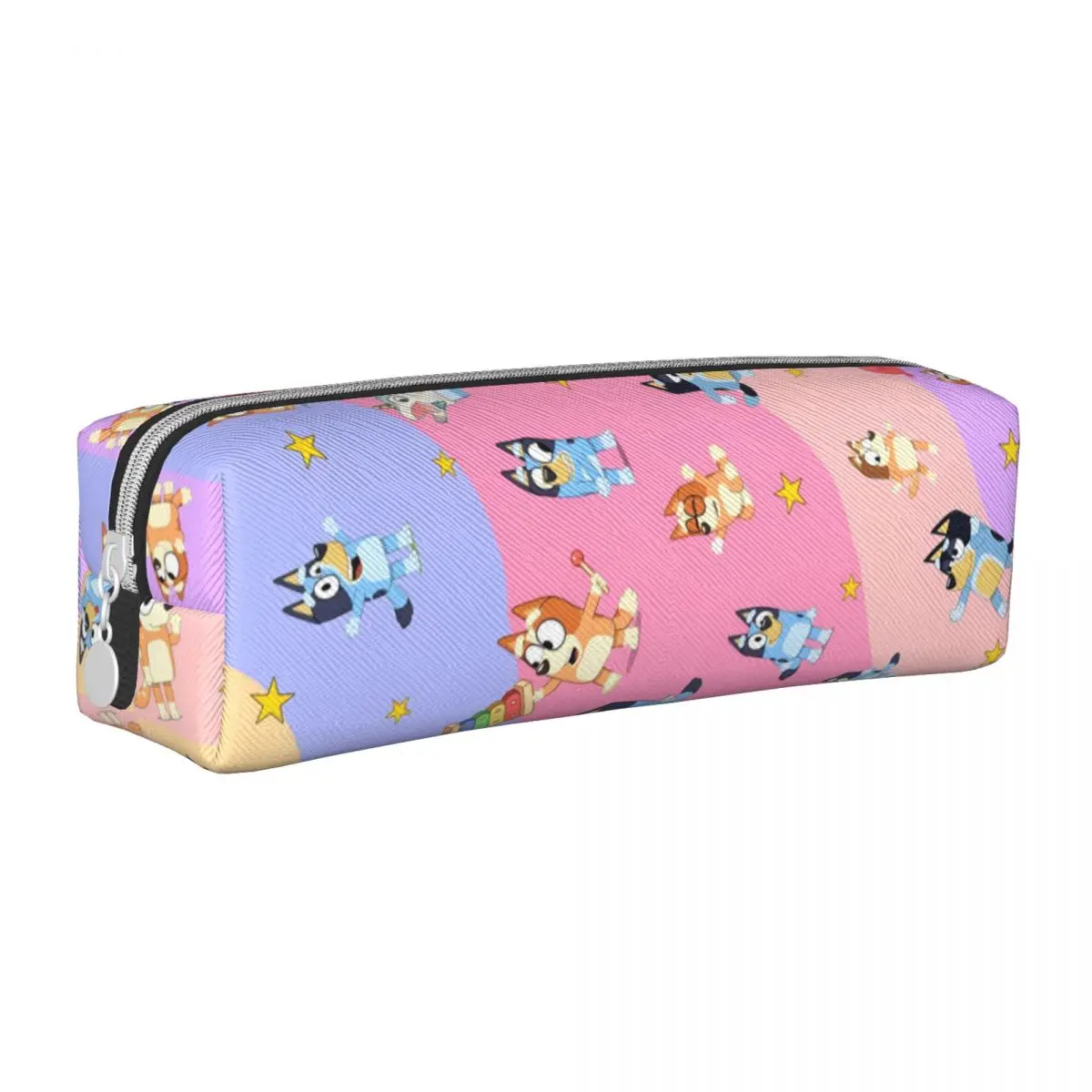 Cartoon B-Blueys Bandit-Chilli Pencil Cases Pencilcases Pen for Student Large Storage Bag Students School Zipper Stationery