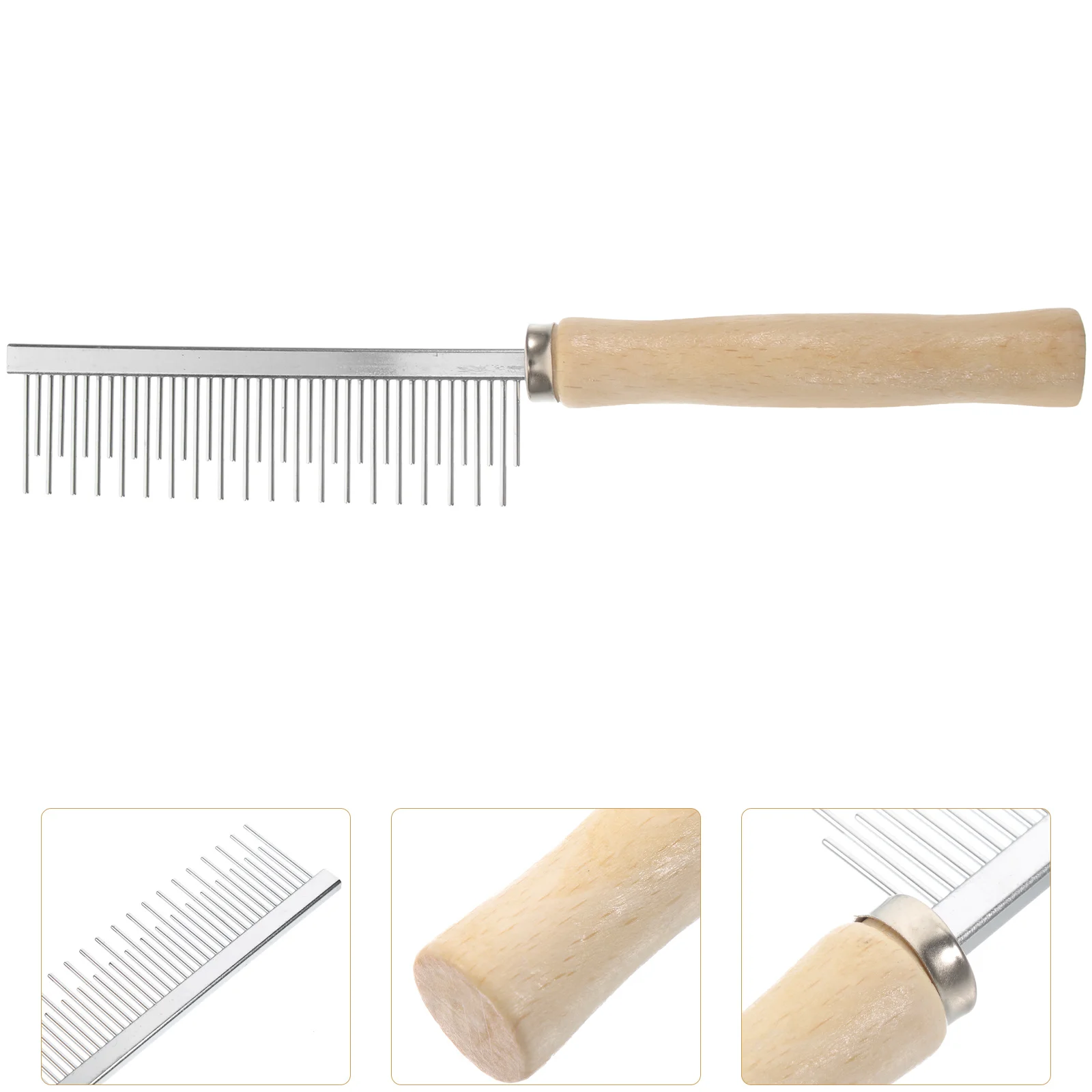 

Dog and Cat Grooming Comb Compact Accessories Dematting for Dogs Combs Multi-function Wooden