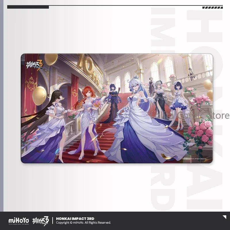 Honkai Impact 3rd Kiana Raiden Mei Bronya Seele Rita Theresa Vita Elysia Fu Hua Durandal Dreamseeker Mouse Pad Desktop Playmat