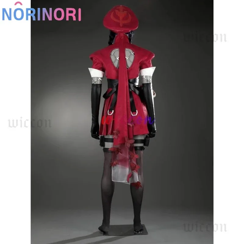 

25COSPsylocke косплей красные костюмы шляпа носок платье с заклепками костюм для ролевых игр женская одежда наряды Хэллоуин карнавальная вечеринка женский Su