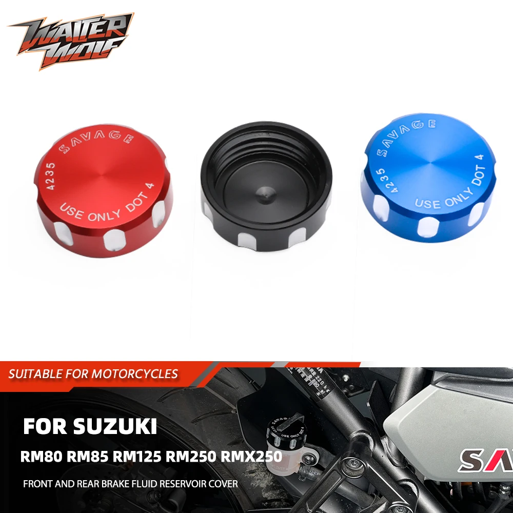 Tapa del depósito de líquido de frenos para Suzuki RM 80 85 125 250 RMX250 DR250 DR350 /SE DR 650 125SM 250S DR350/S/SE DRZ250