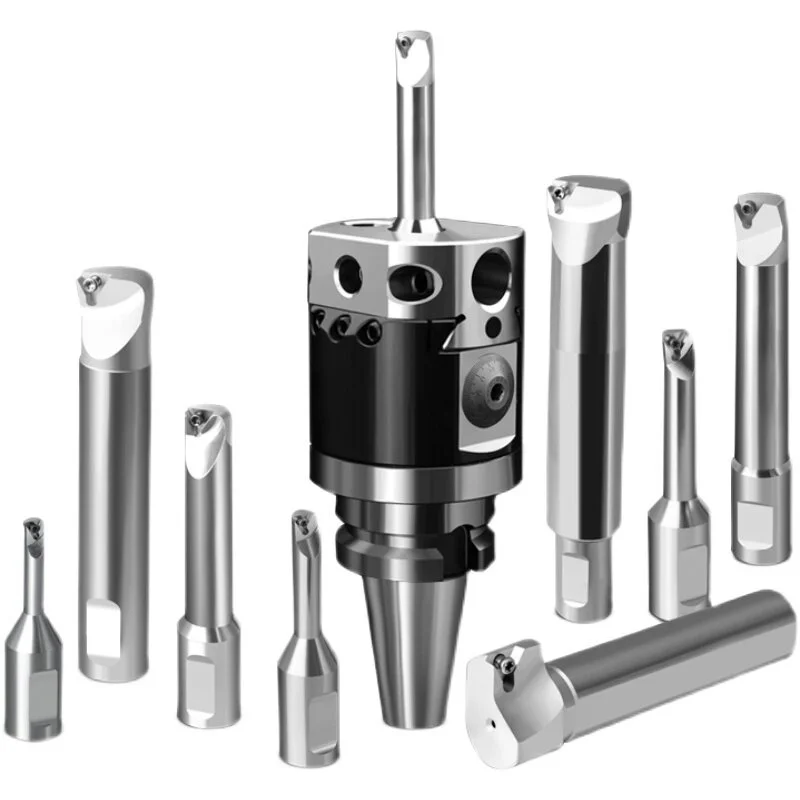 1 Set BT30 BT40 BT50 NT30 NT40 NT50 SK30 SK40 SK50 MT3 MT4 MT5 R8 NBH2084 Boring head set 8PCS Boring rod For Fine Boring Lathe