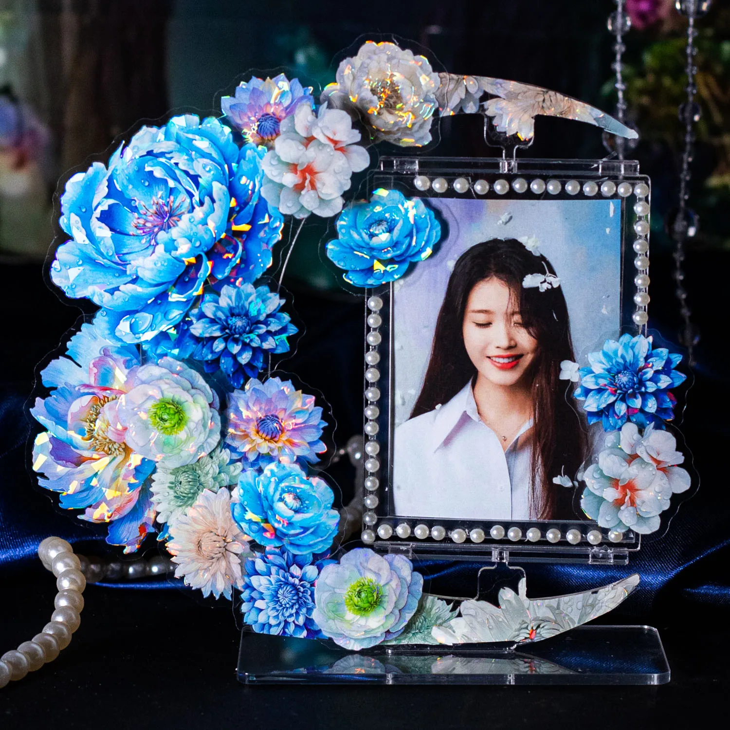 20 Sheets Flower Garden Collection Series Vintage Shell Light PET Sticker Creative DIY Journal Material Collage Stationery