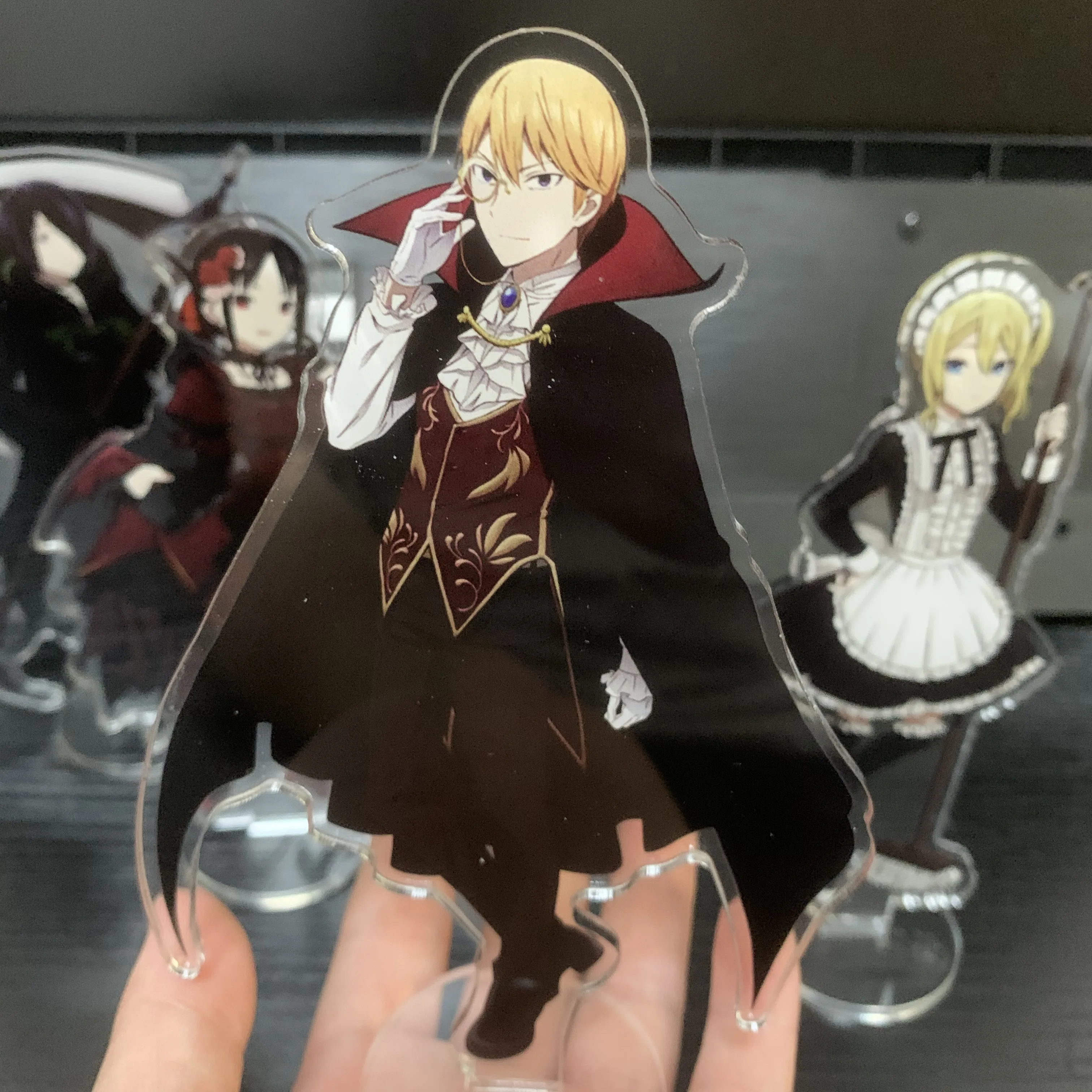 Anime Kaguya-sama: Love Is War Figure Shinomiya Kaguya Acrylic Stands Shirogane Miyuki Character Model Fans Collecting Gifts