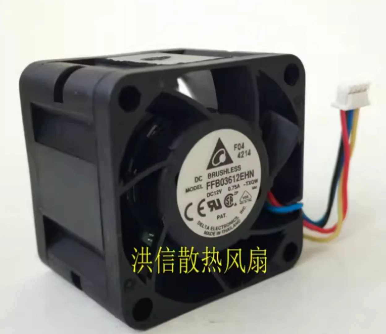 The original  delta 36*36*28MM FFB03612EHN DC12V 0.75A 3.6CM  4 line PWM fan
