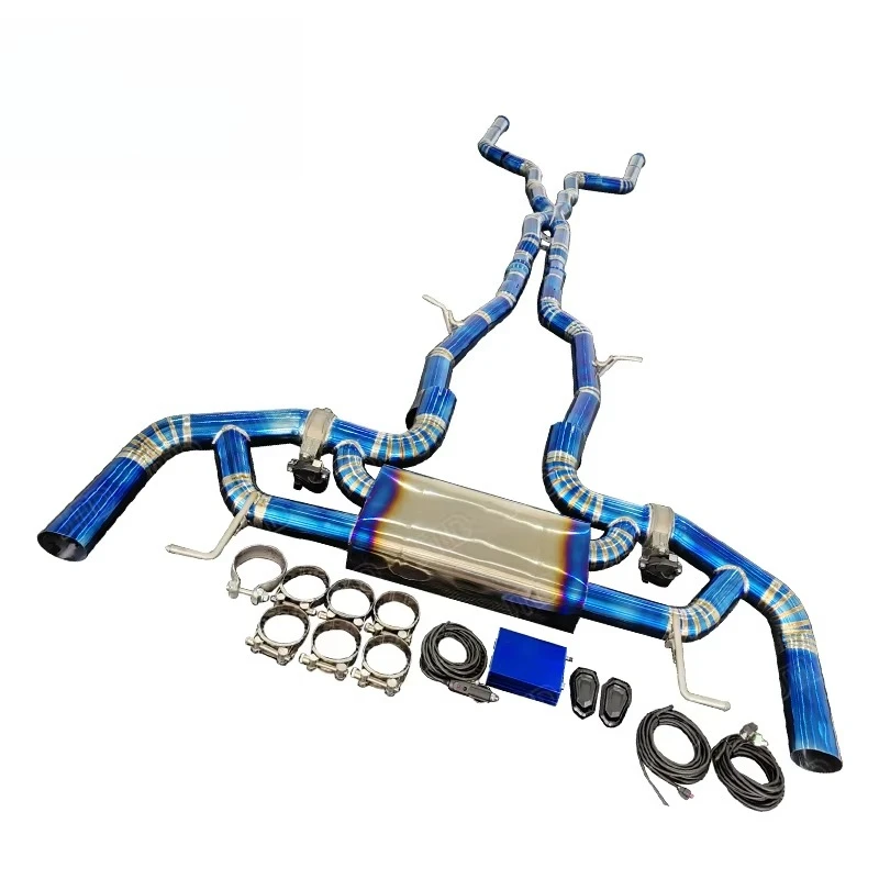 

Titanium Exhaust Valvetronic Catback for2016-2019 GLC63 ~MGW253 2018 Glc63s 4.0 M177
