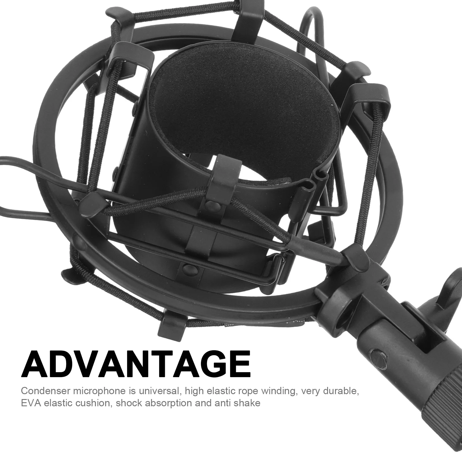 

Adjustable Desktop Microphone Stand Anti- Universal Mic Holder For Podcasting Broadcasting Recording Metal Table Mic