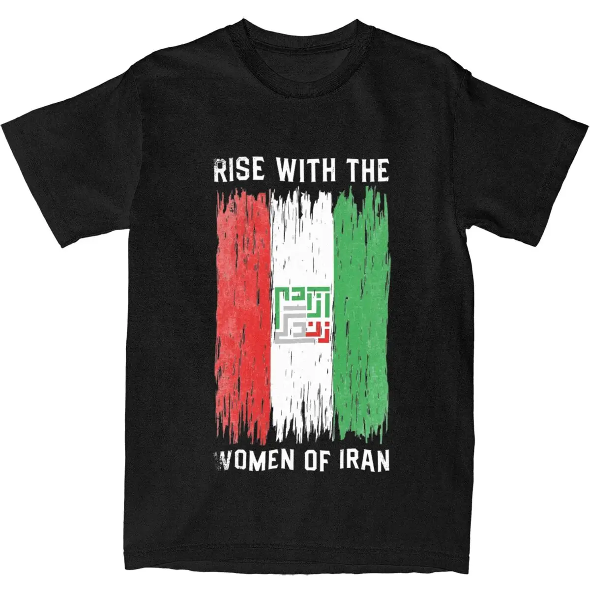 Men Women's T Shirt Rise With The Women Of Iran T-Shirts Fashion Beach Tee Shirt Y2K Casual Loose Cotton Tops Plus Size 5XL