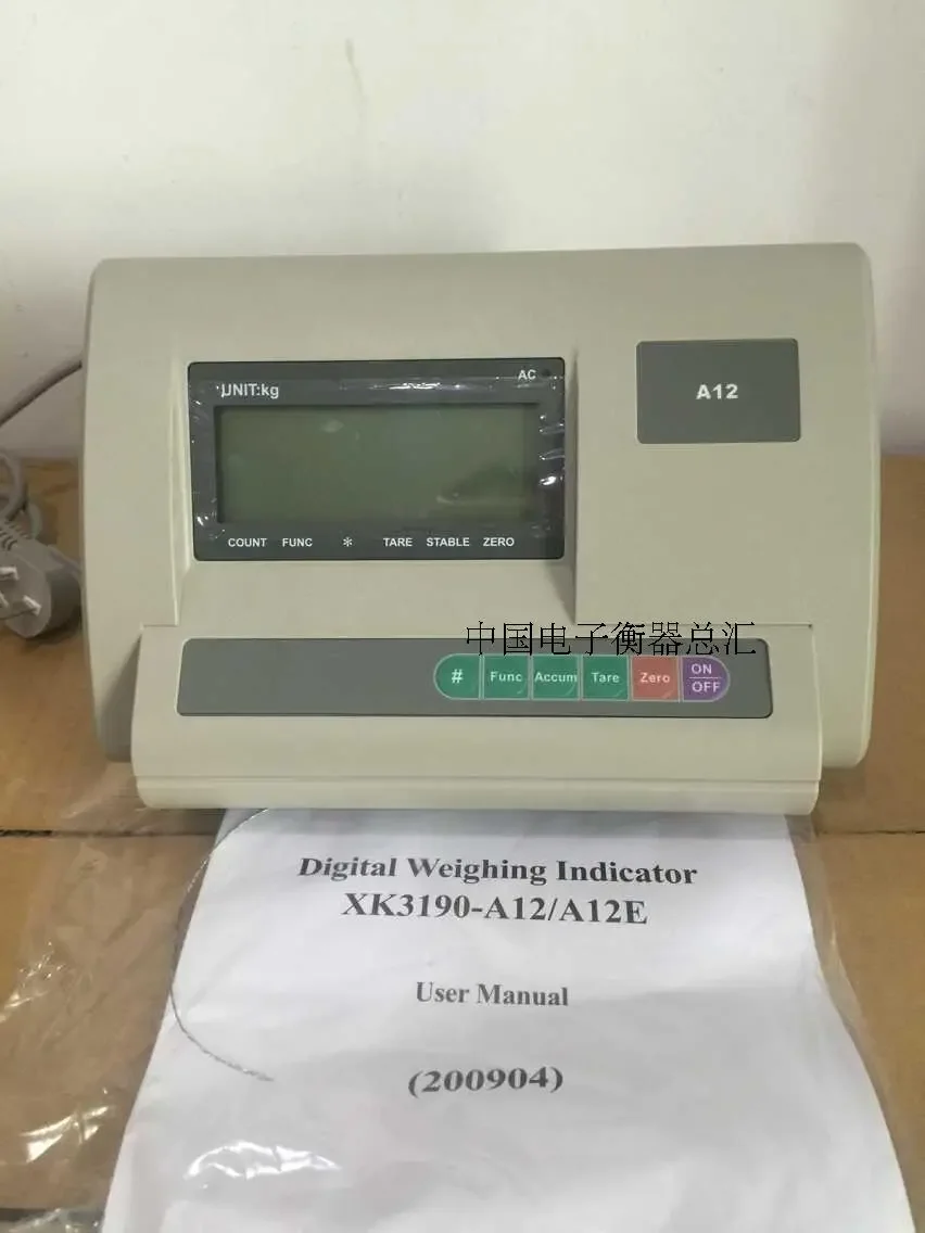 

XK3190-A12+ Weighing Display Instrument English Version, Electronic Scale Small Scale Head