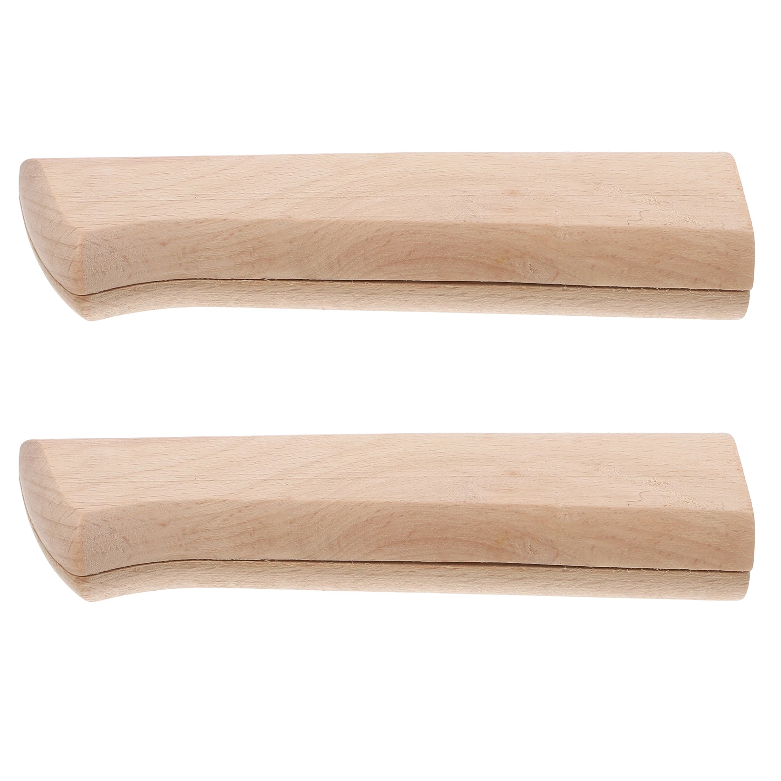 

2pcs Wood Knife Replacement For Japanese Kitchen Repair Beech Wood Handle Anti-Slip Comfortable Grip Replaceable Easy Install