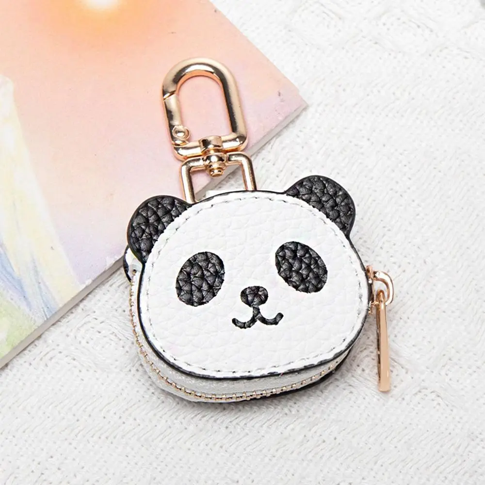 الإبداعية لطيف الباندا المفاتيح سستة عملة حقيبة بو الجلود قلادة محفظة محفظة سماعة حقيبة في الهواء الطلق #2