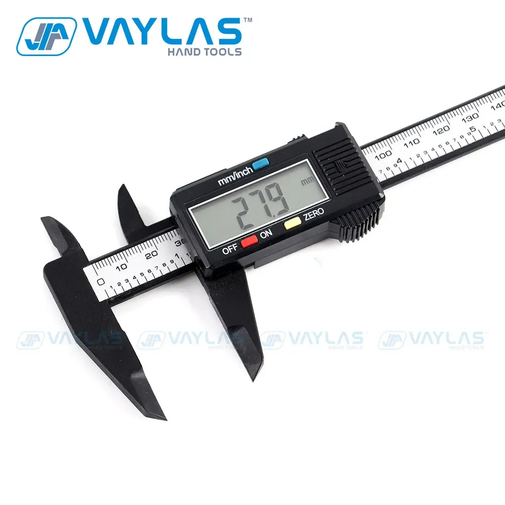 Caliper Tool 6 inch 150mm Vernier Caliper with Electronic Digital Display Screen Household Measuring Tool