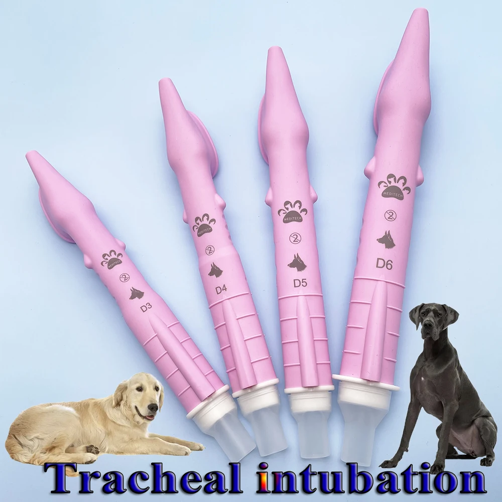Professional New Pet Dog Blind Intubation Tube Airway Maintain Ventilatory Support Flexible Endotracheal EI Tube Clinic Tools