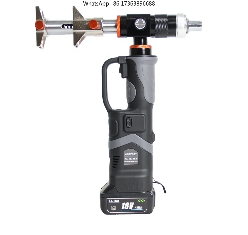 

Аккумуляторный гидравлический инструмент 2-в-1 для аксиального прессования и расширения труб PZ-1632EK для труб PEX и PAP