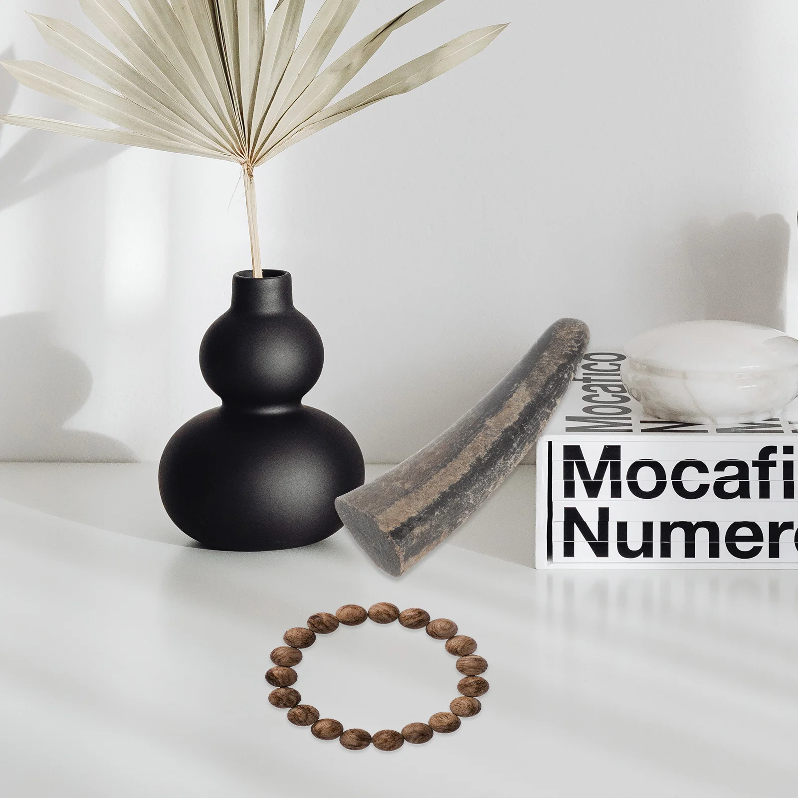 

Natural Bull Horn Carving Material for DIY Crafts Smooth Lightweight Handicraft Supply Decorative Beads Making Tool