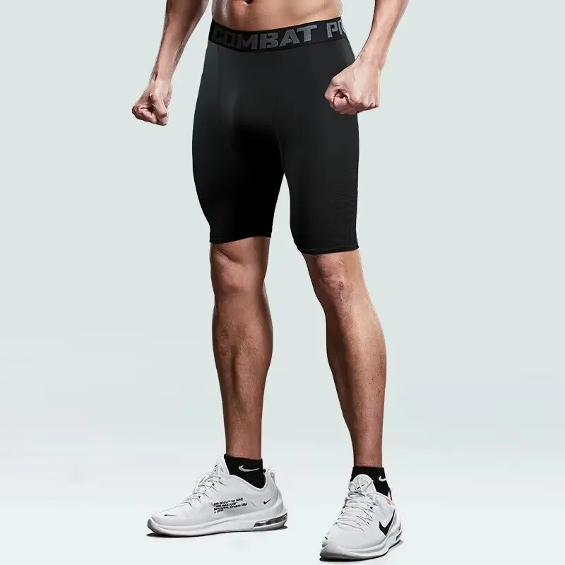 

Fitness Pants Men'S Summer Thin Stretch Quick-Dry Sports Shorts Basketball Training Fitness Running Five-Point Tights Women